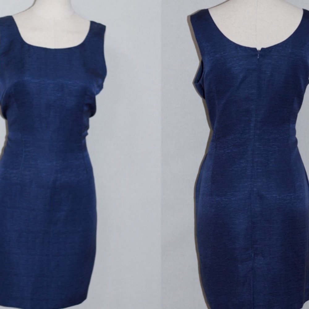 Adrianna Papell Silk Linen Dress